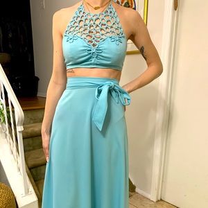Vintage 50’s Halter/Skirt Set